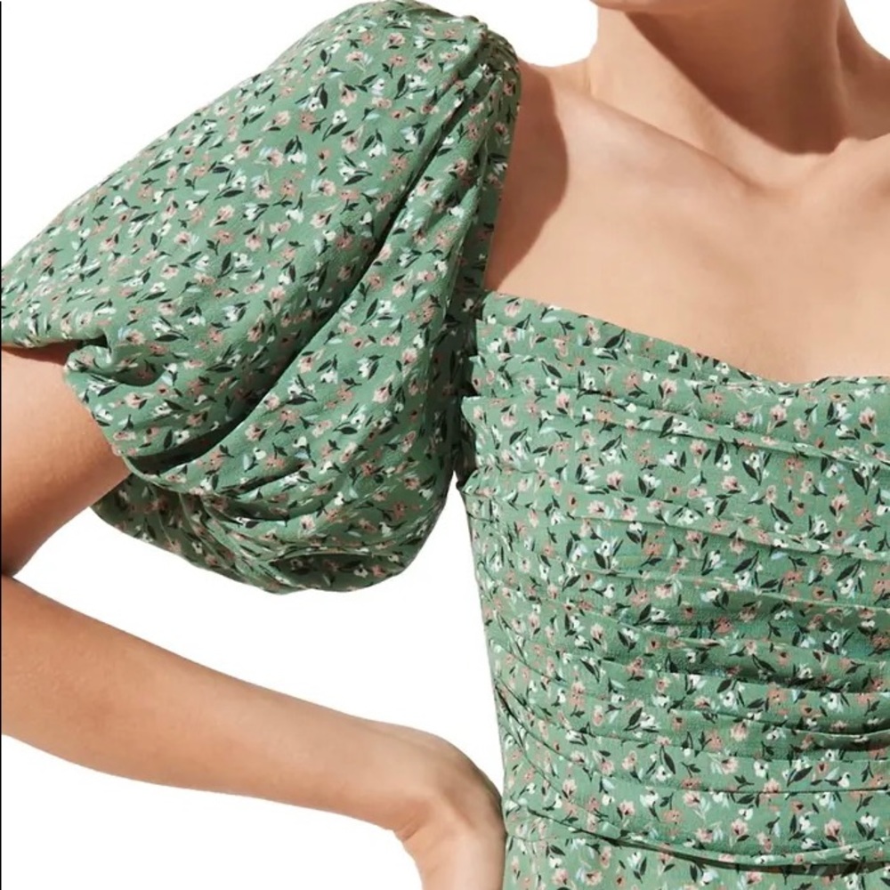 ASTR The Label green midi dress